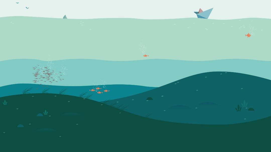Landscape underwater design inspired by google