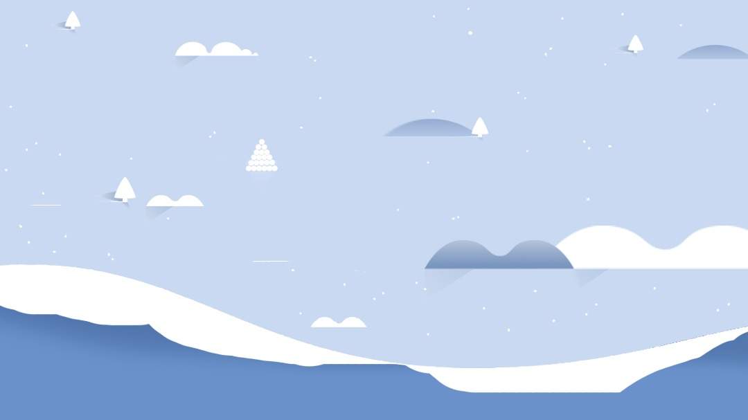 Landscape winter design inspired by google